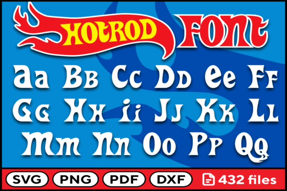 Download Hot Road Font Svg Png Pdf Dxf - Premium Bundle
