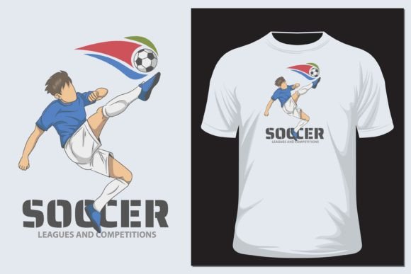 Download Soccer. Vector Graphic, Typographic - Vector Collection
