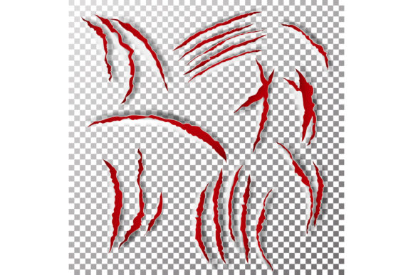 Download Claws Scratches Vector. Claw Scratch - Vector Collection