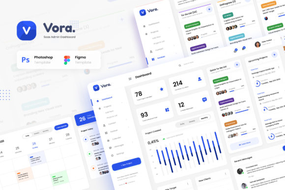 Download Vora - Saas Admin Dashboard UI Design - Premium Resources